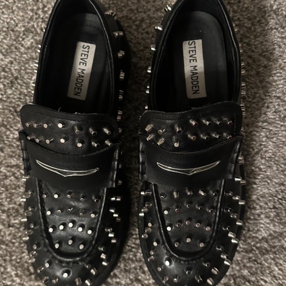 Steve Madden studded chunky loafers - Picture 2 of 5